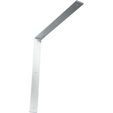 Ekena Millwork Hamilton Steel Bracket, Unfinished 2"W x 20"D x 20"H BKTM02X20X20HACRS